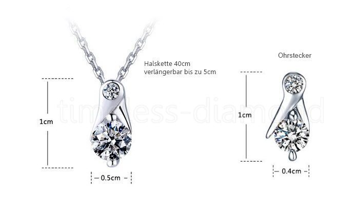 Diamanten Schönheit „Made with SWAROVSKI ZIRCONIA“